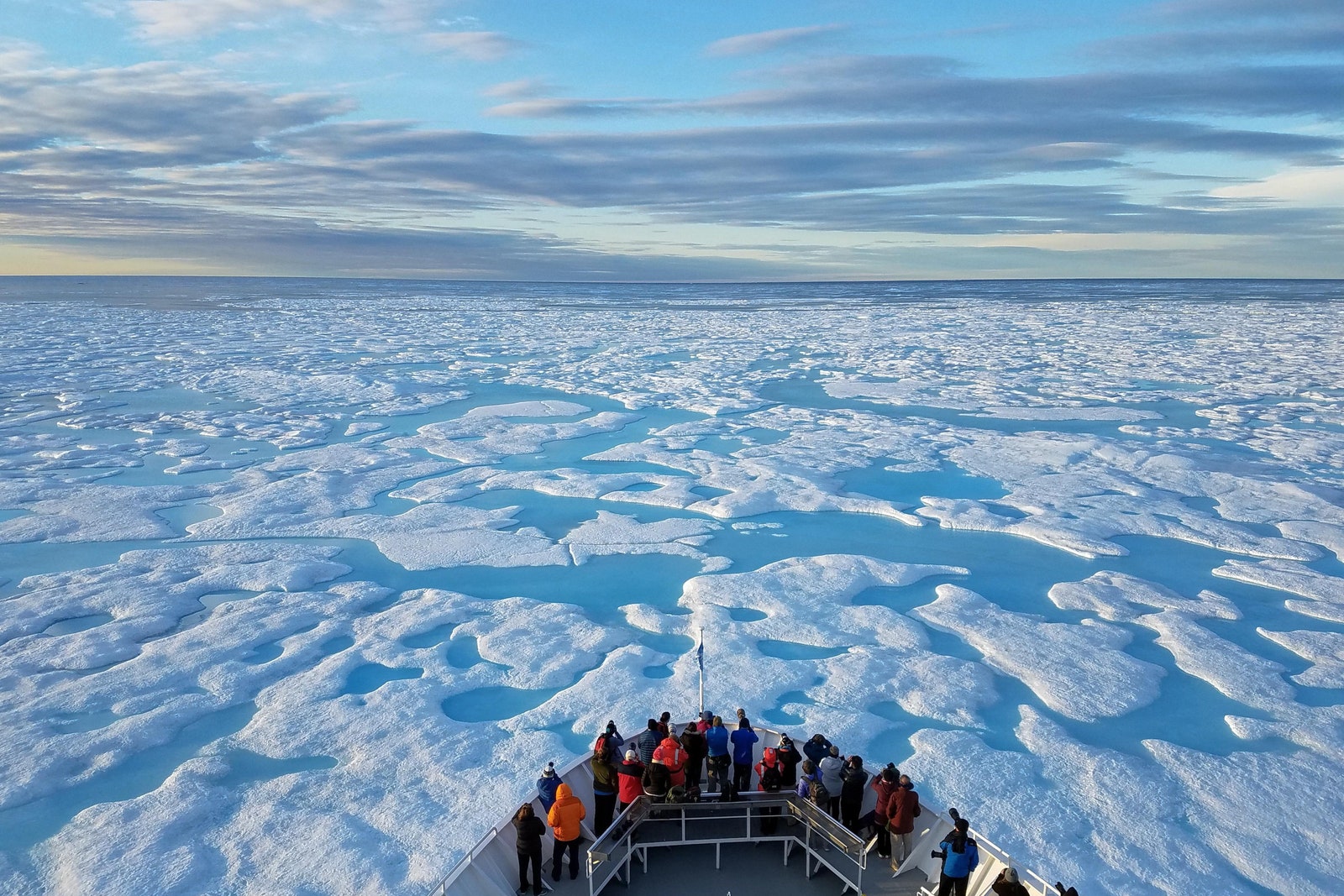 Looking out over a frozen Baffin Bay in the Arctic Archipelago. Outdoors Nature Ice Mountain Transportation Vehicle...